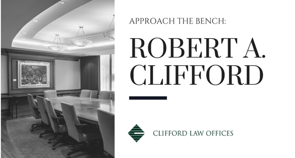 CLO Approach the bench Robert Clifford