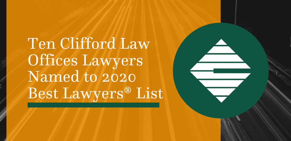 Clifford Law Offices 2020 Best Lawyers List