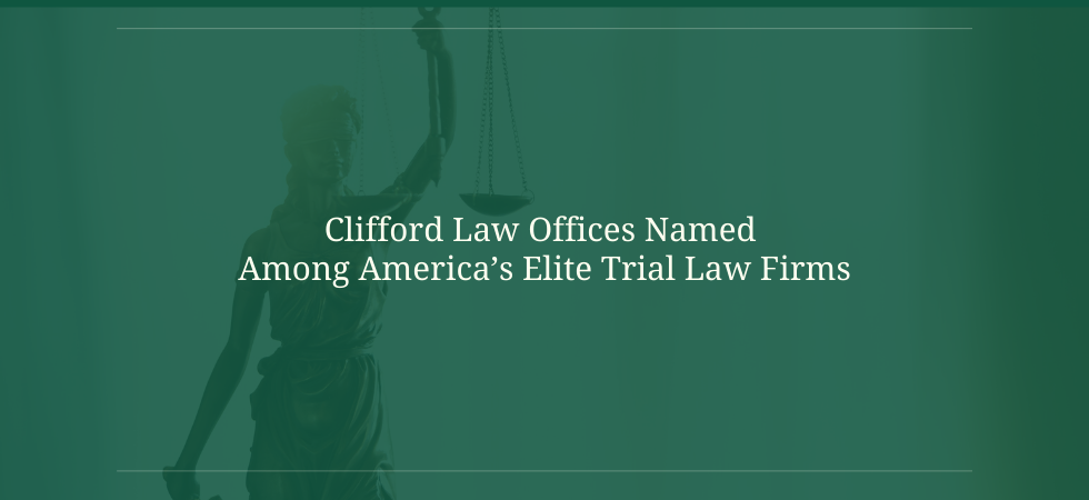 Clifford Law Offices 2019 Aviation Law Firm of the Year