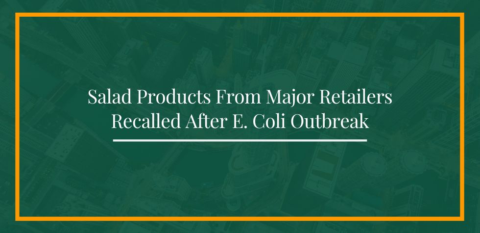 Salad Products From Major Retailers Recalled After E. Coli Outbreak