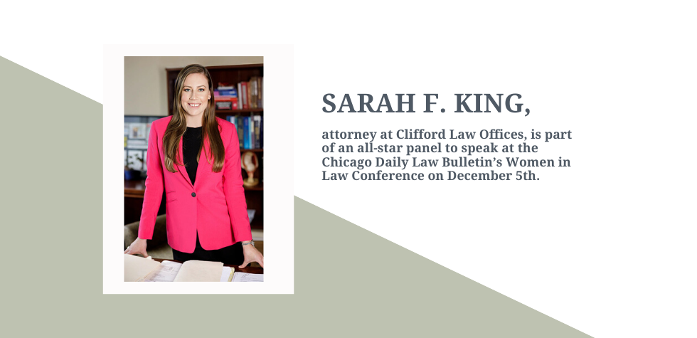 Sarah King to Speak at Women in Law Conference