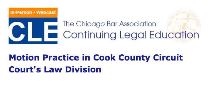 Kristofer Riddle and Charles Haskins to Moderate Chicago Bar Association Seminar: January 16, 2020