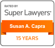 Super Lawyers Susan Capra 15 Years