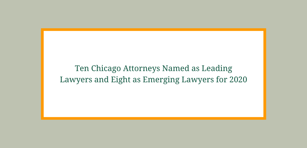 Clifford Law Offices Leading Lawyers and Emerging Lawyers 2020