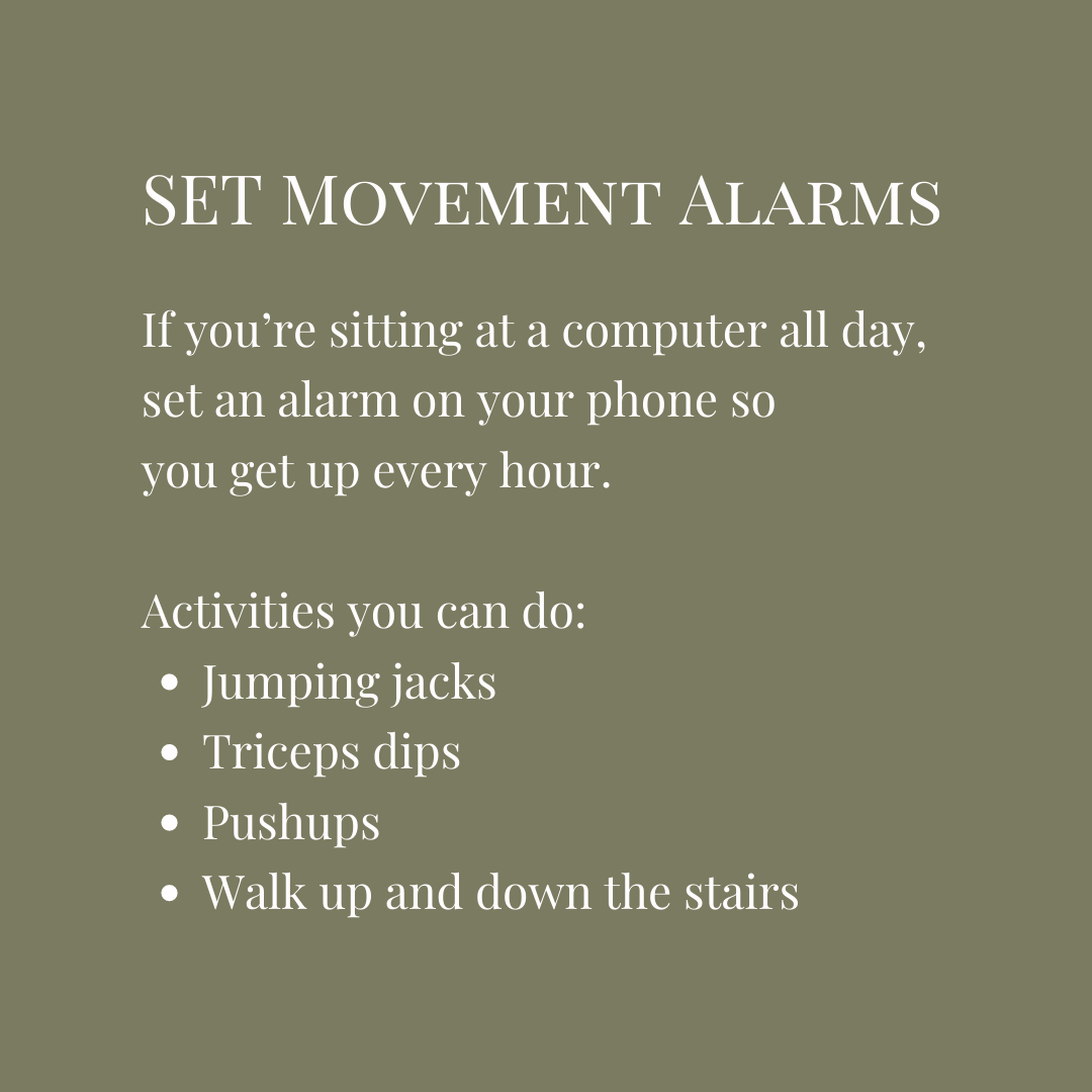 movement alarms