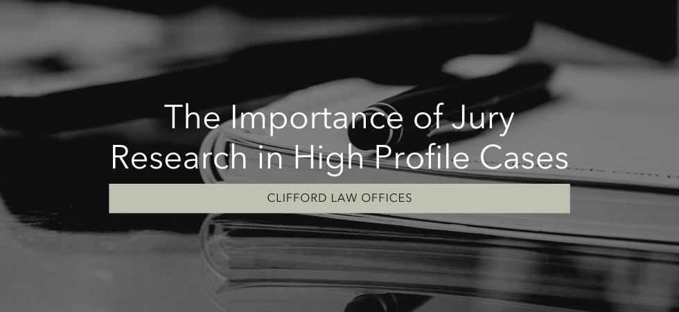 The Importance of Jury Research in High Profile Cases
