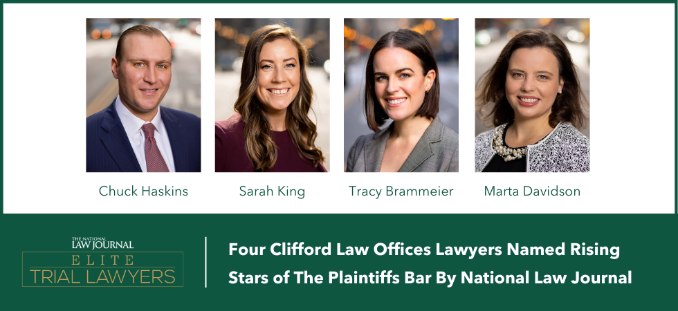 four-clifford-law-offices-attorneys-named-elite-lawyers-rising-stars-of-the-plaintiffs-bar-winners