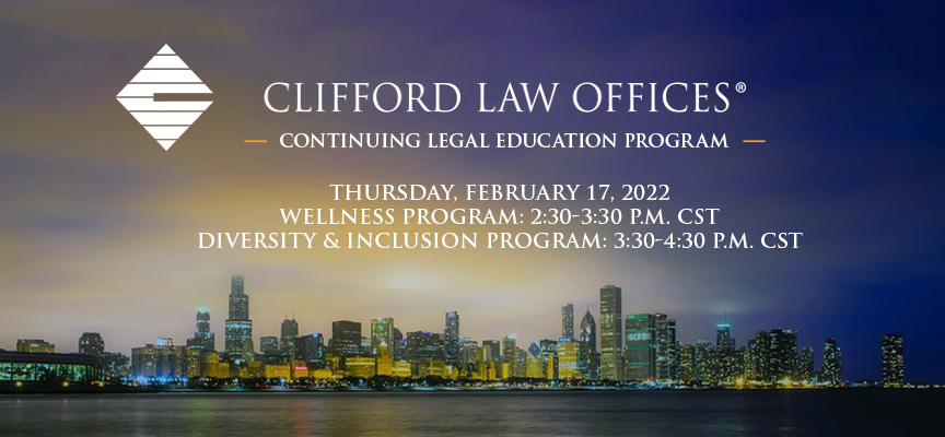 15th Annual Clifford Law Offices Free Ethics CLE Webinar