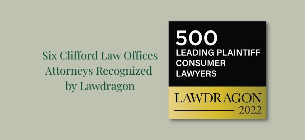 Six Clifford Law Offices Attorneys Recognized by Lawdragon