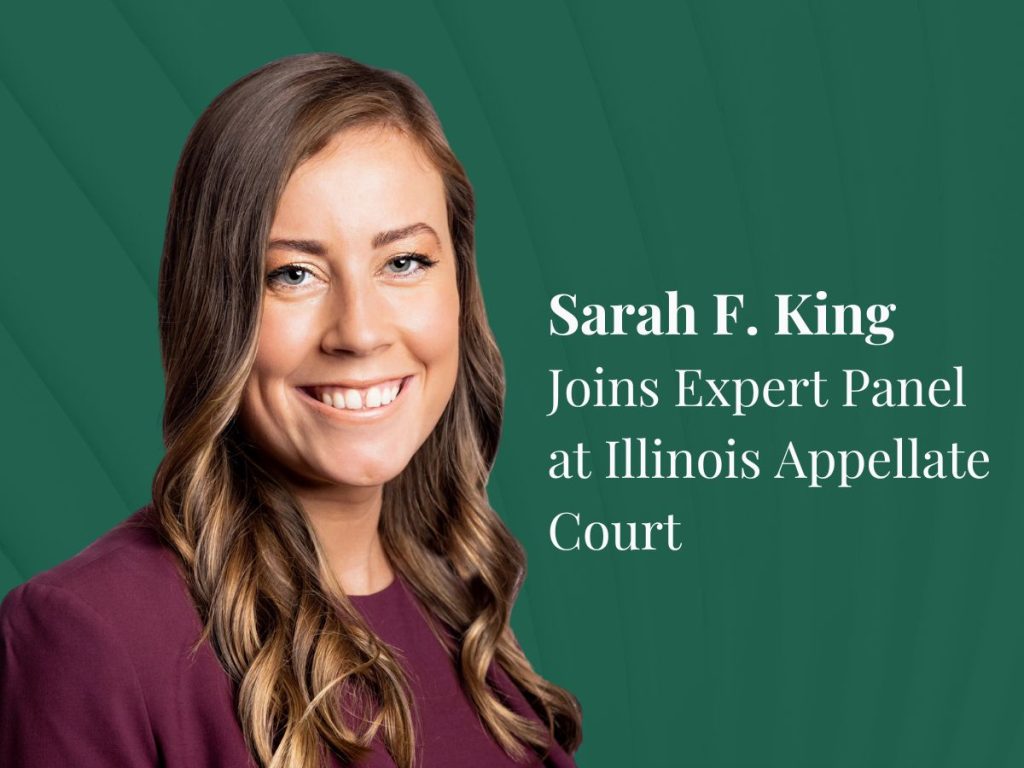 Sarah F. King Joins Expert Panel at the Illinois Appellate Court