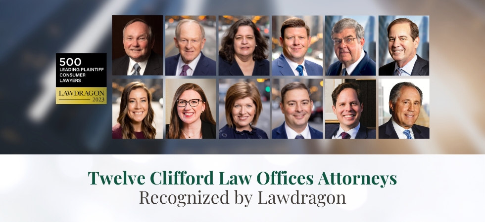 Twelve Clifford Law Offices Attorneys Recognized by Lawdragon