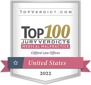 2022 Top 100 Verdicts Med Mal Clifford Law Offices