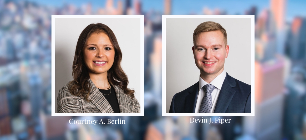 Clifford Law Offices Hires Two New Associates