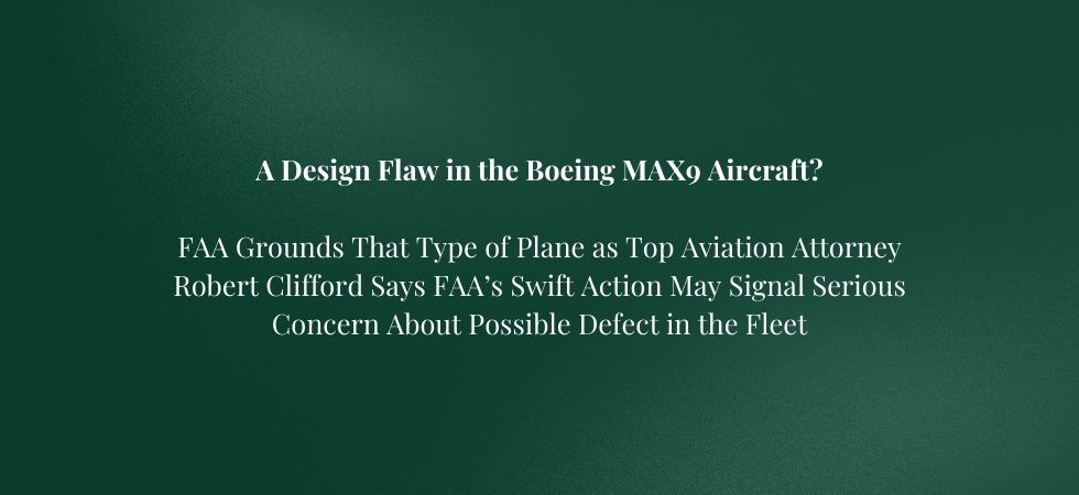 A Design Flaw in the Boeing MAX9 Aircraft