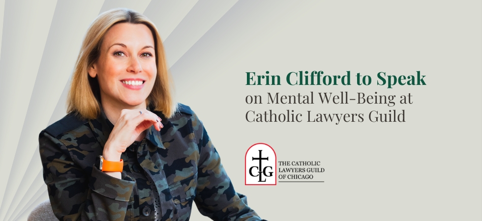 Erin Clifford to speak on mental wellbeing at Catholic Lawyers Guild