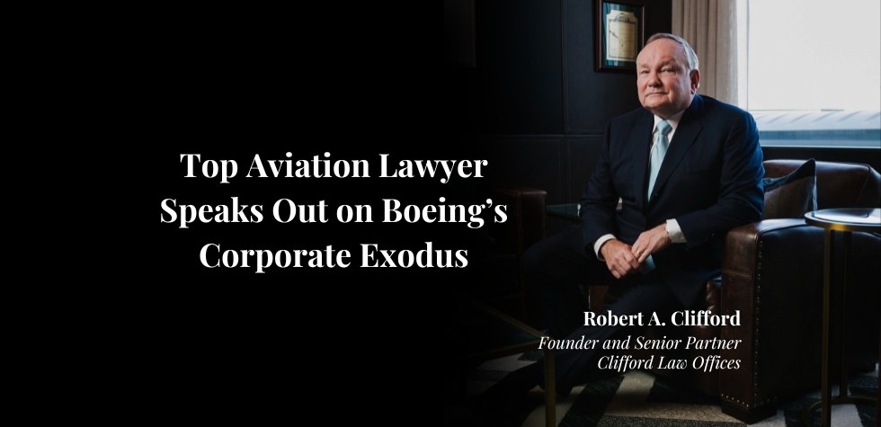Top Lawyer for Boeing Crash Victims Speaks Out on Corporate Exodus