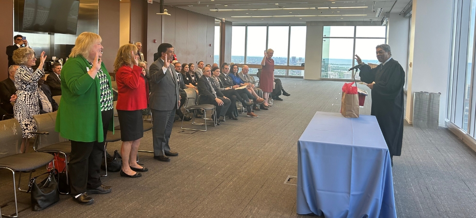 Pam Menaker Sworn In for Third Term to Catholic Lawyers Guild Board of Governors