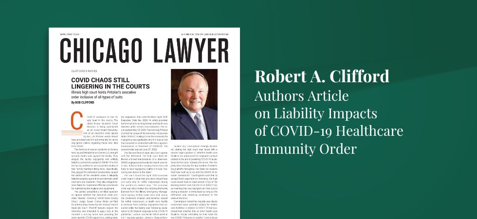 Liability Impacts of COVID-19 Healthcare Immunity Order