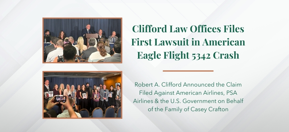 Clifford Law Offices Files First Lawsuit in American Eagle Flight 5342 Crash