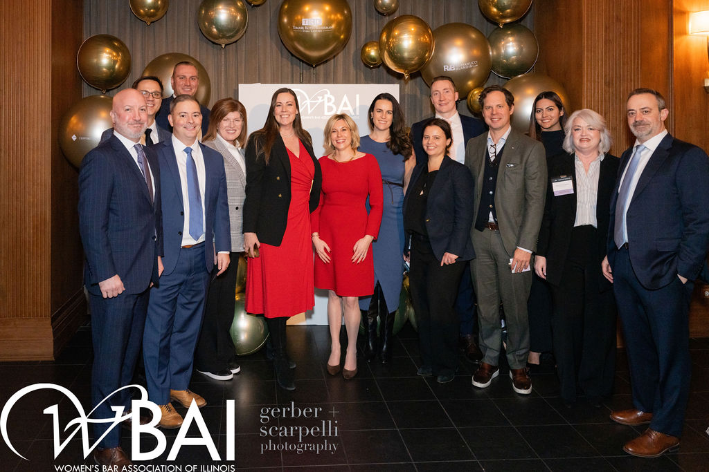 Clifford Law Offices attorneys at the WBAI awards reception.
