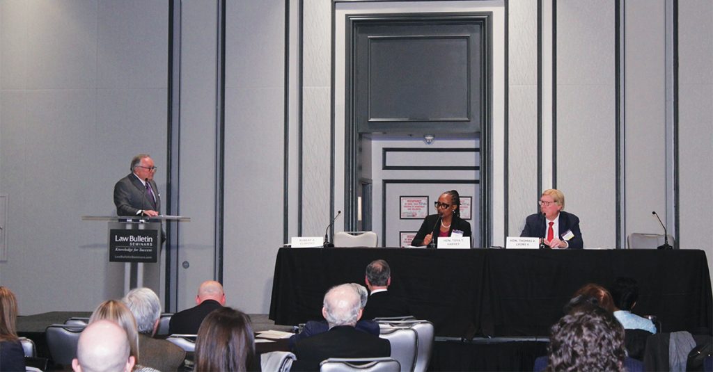 Robert Clifford speaking at Judges Sumposium