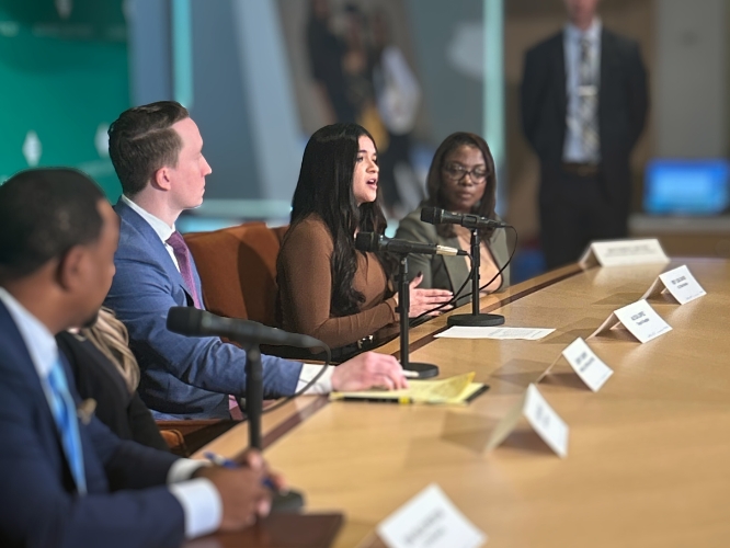 Tanya Navarro Press Conference - 