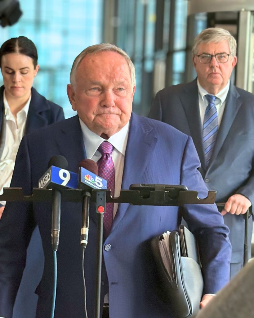 Robert Clifford spoke to the press following the first day of Boeing trial