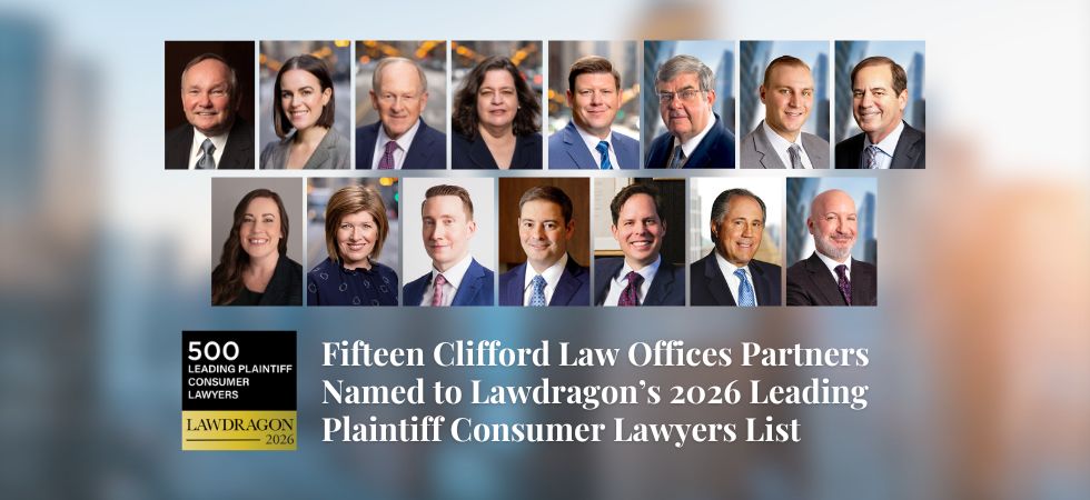 Fifteen Clifford Law Offices Partners Named to Lawdragon’s 2026 Leading Plaintiff Consumer Lawyers List