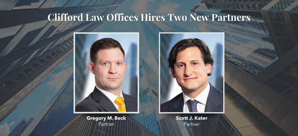 Clifford Law Offices Hires Two New Partners