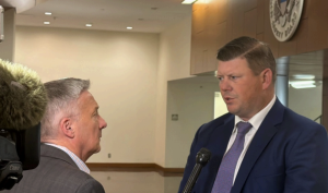 Brad Cosgrove Speaking to Press