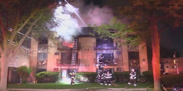 explosion at Des Plaines apartment